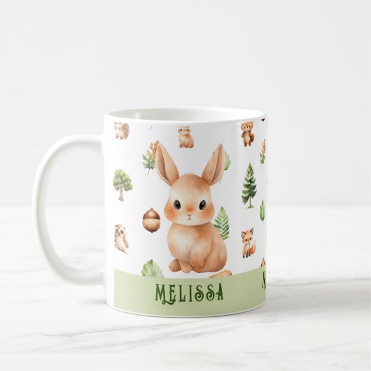 Mug Animaux mignons de lapin (Gauche)