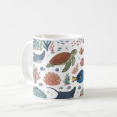 Mug Animaux mignons de l'océan (Devant gauche)