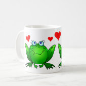Mug Animaux mignons heureux de bande dessinée de (Devant gauche)