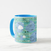 Mug Animaux mignons jouant avec de l'eau 3 (Devant gauche)