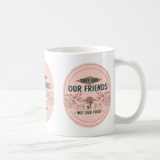 Mug Animaux Nos amis Pas de nourriture Drôle Amoureux 