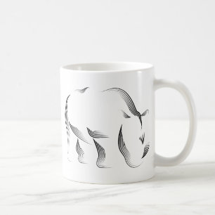 Mug Animaux - rhinocéros