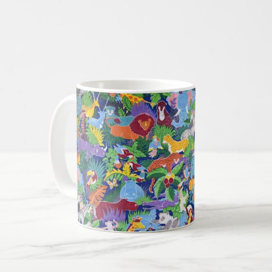 Mug Animaux Safari Animés (Devant gauche)