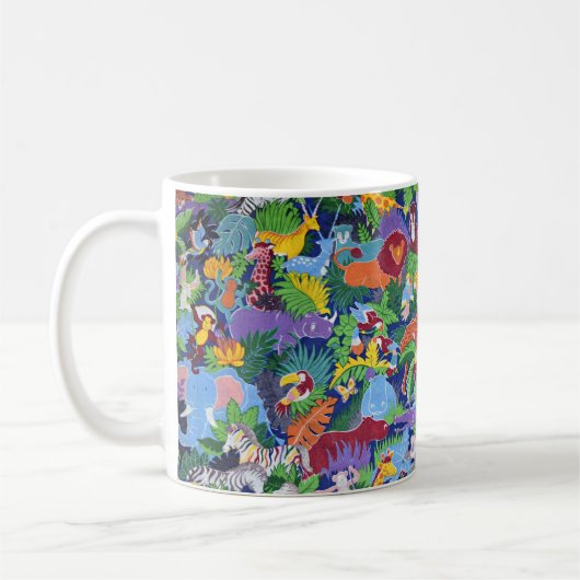 Mug Animaux Safari Animés (Gauche)