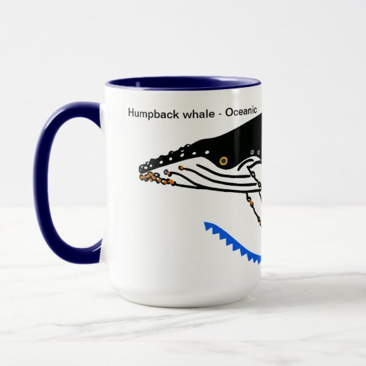 Mug Animaux sauvages - BALEINE Cool à bosse - Océans (Gauche)