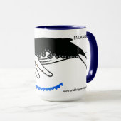 Mug Animaux sauvages - BALEINE Cool à bosse - Océans (Devant droit)