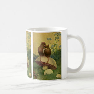 Mug Animaux vintage, amour et romance Souris des champ