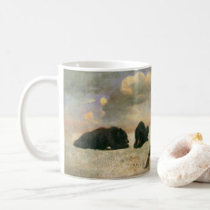 Mug Animaux Vintage, Grizzlis par Albert Bierstadt