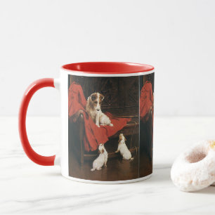 Mug Animaux vintages, Chiens Jack Russel Terrier