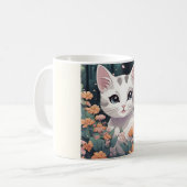 Mug, Anime chat tasse, Mug en céramique, Mug impri (Devant gauche)