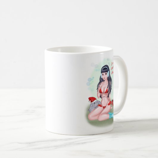 Mug anime de Noël ! Impression vive ! (Devant droit)
