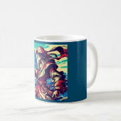 Mug Anime de pirate d'Imaginaire - Coupe de bois 2 (Devant droit)