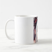 Mug Anime ennuyée fille aux cheveux argentés avec les (Gauche)