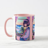 Mug Anime fille de jeu (Gauche)
