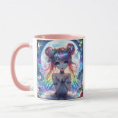 Mug Anime Girl Arc-en-ciel Chanter Lune Fée (Gauche)