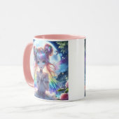 Mug Anime Girl Arc-en-ciel Chanter Lune Fée (Devant gauche)