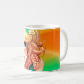 Mug Anime girl art (Devant droit)