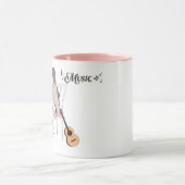 Mug Anime Girl assise avec gwt & Music Notes - Aesthe (Centre)