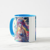 Mug Anime Girl chanter Moonlight Pixie Rainbow Mermaid (Devant gauche)