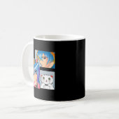 Mug Anime Girl Chat Otaku Anime Merch Kawaii Stuff (Devant gauche)