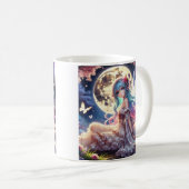 Mug Anime Girl Moon Fairy Princesse dans le jardin (Devant droit)