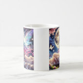 Mug Anime Girl Moon Fairy Princesse dans le jardin (Centre)