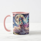 Mug Anime Girl Moon Fairy Princesse dans le jardin (Gauche)