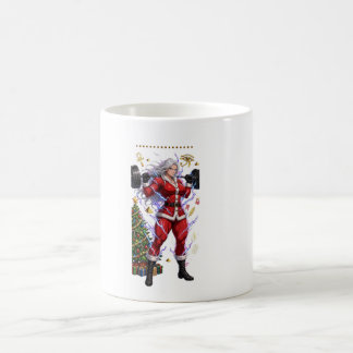 Mug Anime Gym Santa Fitness Noël