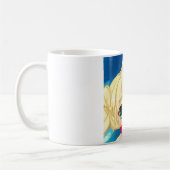 Mug Anime manga blond vert yeux coeur fille (Gauche)