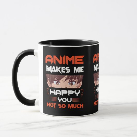 Mug Anime Me Rend Heureux Que Tu Ne Sois Pas Tant (Gauche)