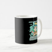 Mug Anime Merch Juste Une Fille Qui Aime Anime Et Croq (Devant droit)