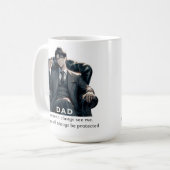 Mug Anime Papa dit qu'il a toujours ton dos (Devant gauche)