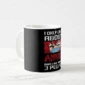 Mug Anime Quote Design | I Only Care about Anime (Devant gauche)