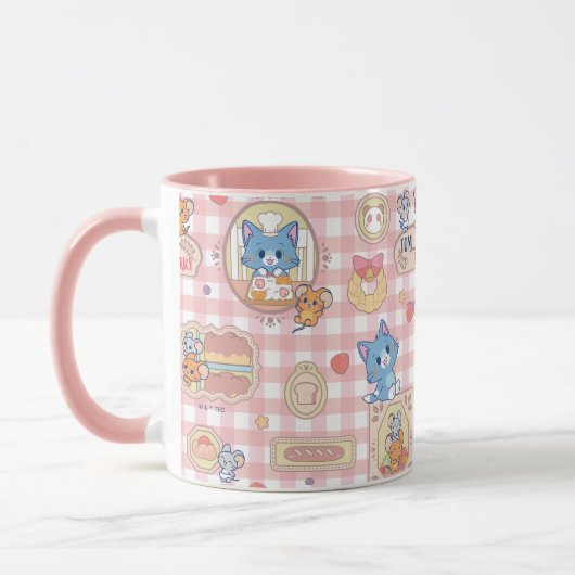 Mug Anime Tom et Jerry Motif de boulangerie (Gauche)
