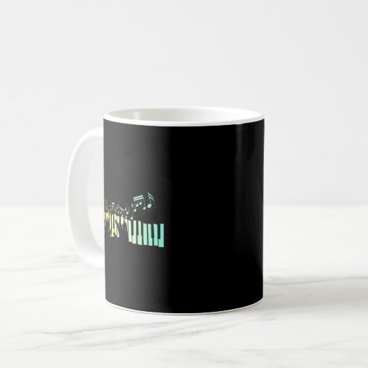Mug Anist Keyboards Music Notes Ano  (Devant gauche)
