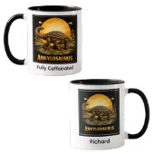 Mug Ankylosaurus Dinosaure Préhistorique Lune