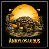 Mug Ankylosaurus Dinosaure Préhistorique Lune
