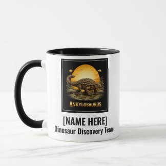 Mug Ankylosaurus Dinosaure Préhistorique Lune