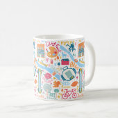 Mug Ann Arbor Michigan Choses favorites (Devant droit)