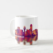 Mug Ann Arbor Michigan Skyline (Devant gauche)