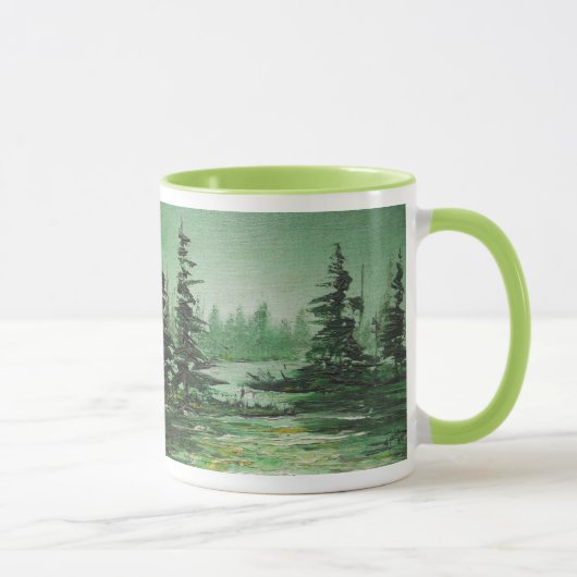 Mug Ann Hayes Peinture Forêt Verte (Droite)