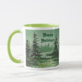 Mug Ann Hayes Peinture Forêt Verte (Gauche)