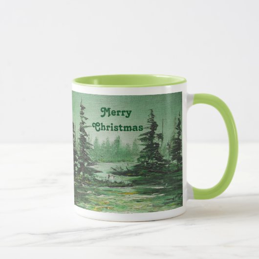 Mug Ann Hayes Peinture Forêt Verte (Droite)