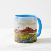 Mug Ann Hayes Peinture Red Rock Canyan (Devant droit)