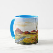 Mug Ann Hayes Peinture Red Rock Canyan (Devant gauche)