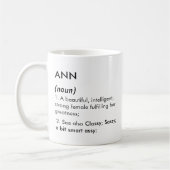 Mug Ann name, Editable name, Custom name (Gauche)