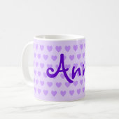 Mug Anna en violet (Devant gauche)