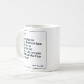 Mug Anna Kendrick Tweet sur le visage touché (Devant gauche)