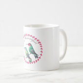 Mug Anna’s Hummingbird bird species art logo (Devant droit)