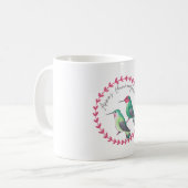 Mug Anna’s Hummingbird bird species art logo (Devant gauche)